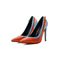 Color Block Pointed-Toe Pumps – Stiletto High Heel Shoes