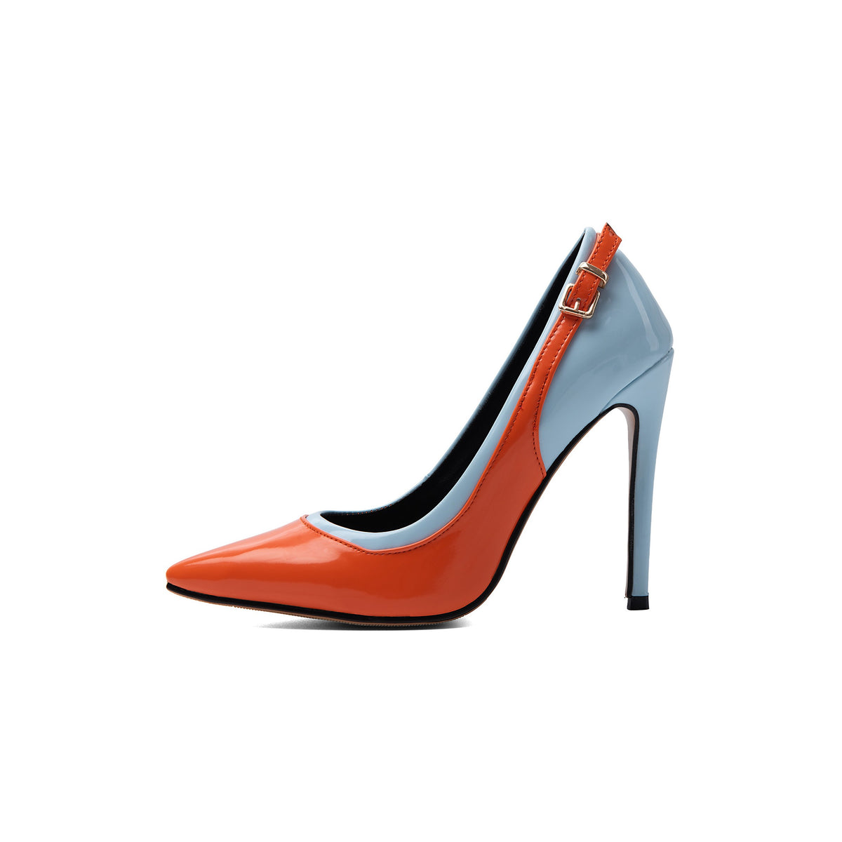 Color Block Pointed-Toe Pumps – Stiletto High Heel Shoes