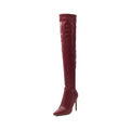 Pointed-Toe Stiletto Over-The-Knee Boots – High Heel Thigh-High Boots