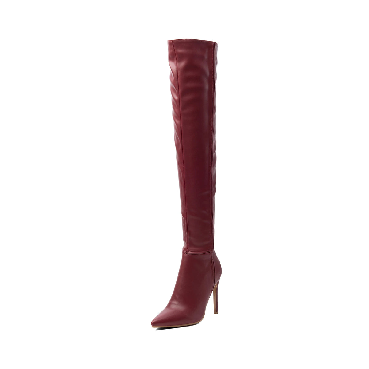 Pointed-Toe Stiletto Over-The-Knee Boots – High Heel Thigh-High Boots