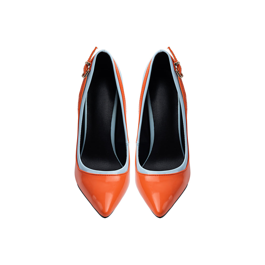 Color Block Pointed-Toe Pumps – Stiletto High Heel Shoes